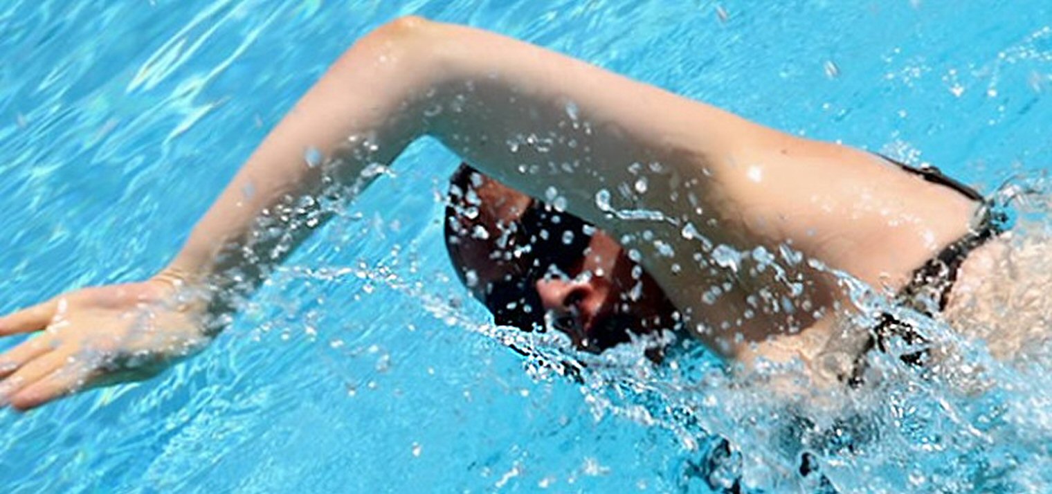 Swimmer Wearing Goggles