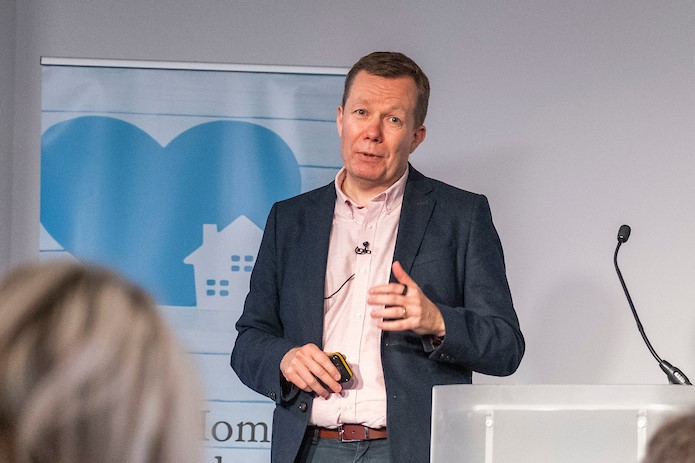 Jason Leitch CBE, National Clinical Director, Scottish Government giving his talk