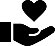 icon representing care