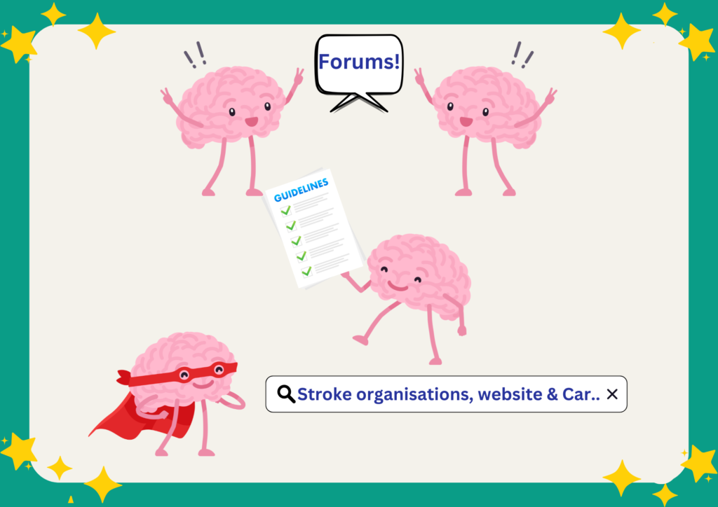 stroke forums, website organisation