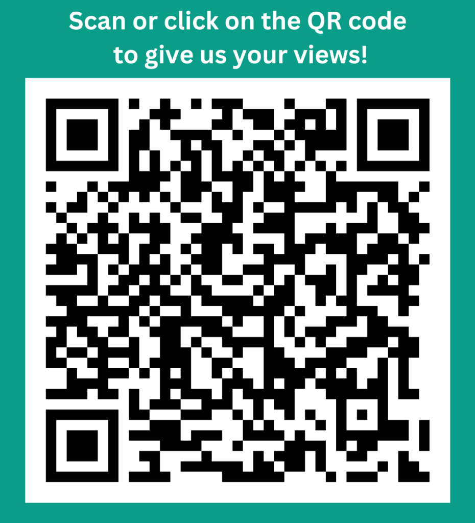 Qr code to the feedback survey