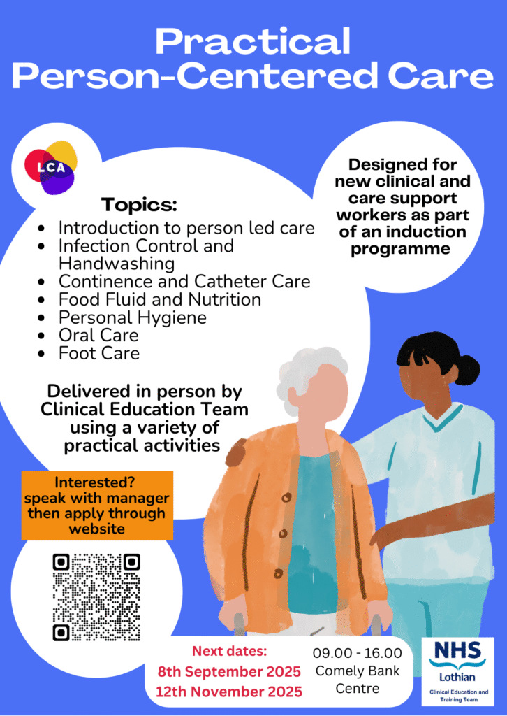 Practical Person Centred Care Sept & Nov 2025