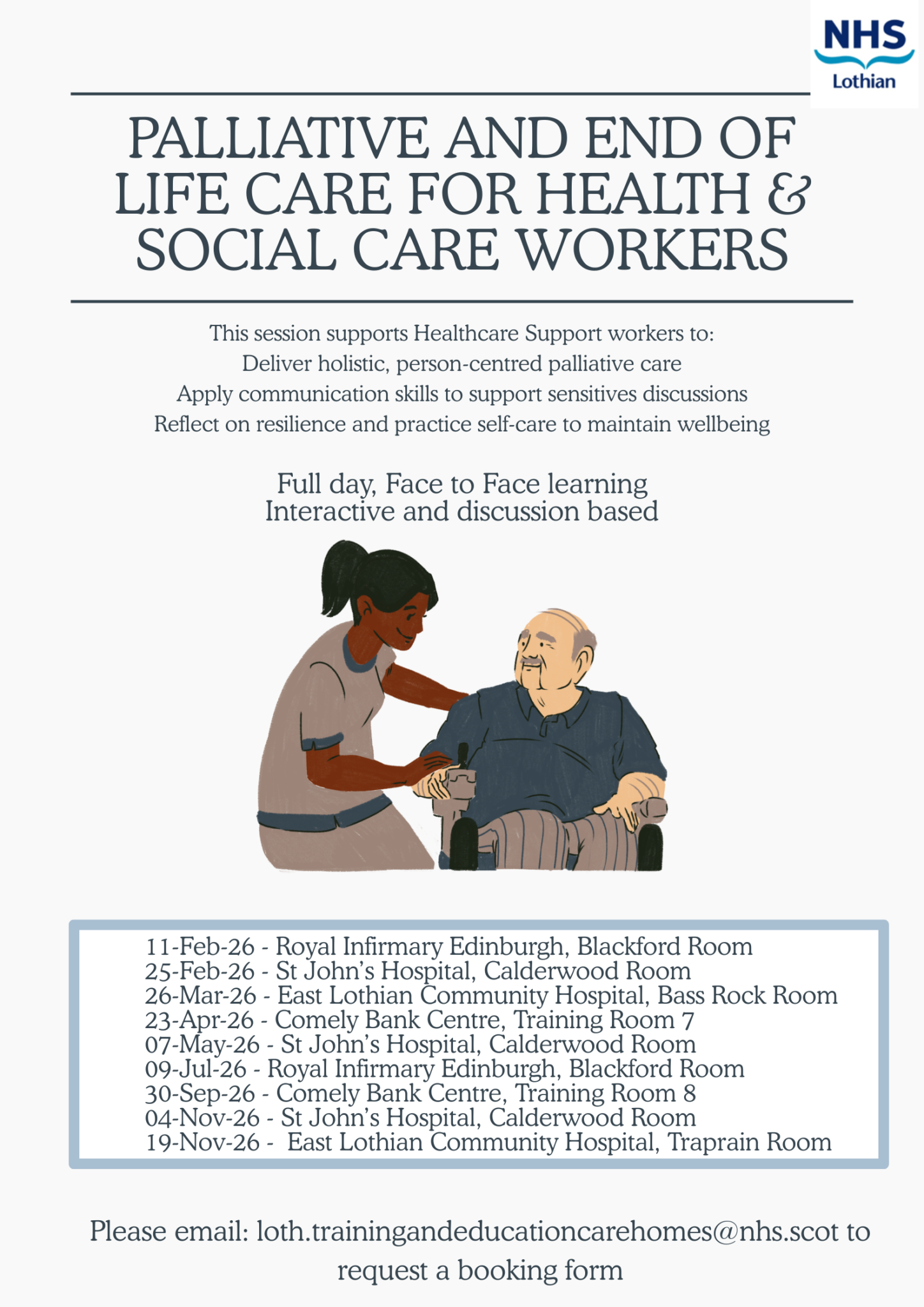 Palliative and End-of-Life Care Training – Care Homes
