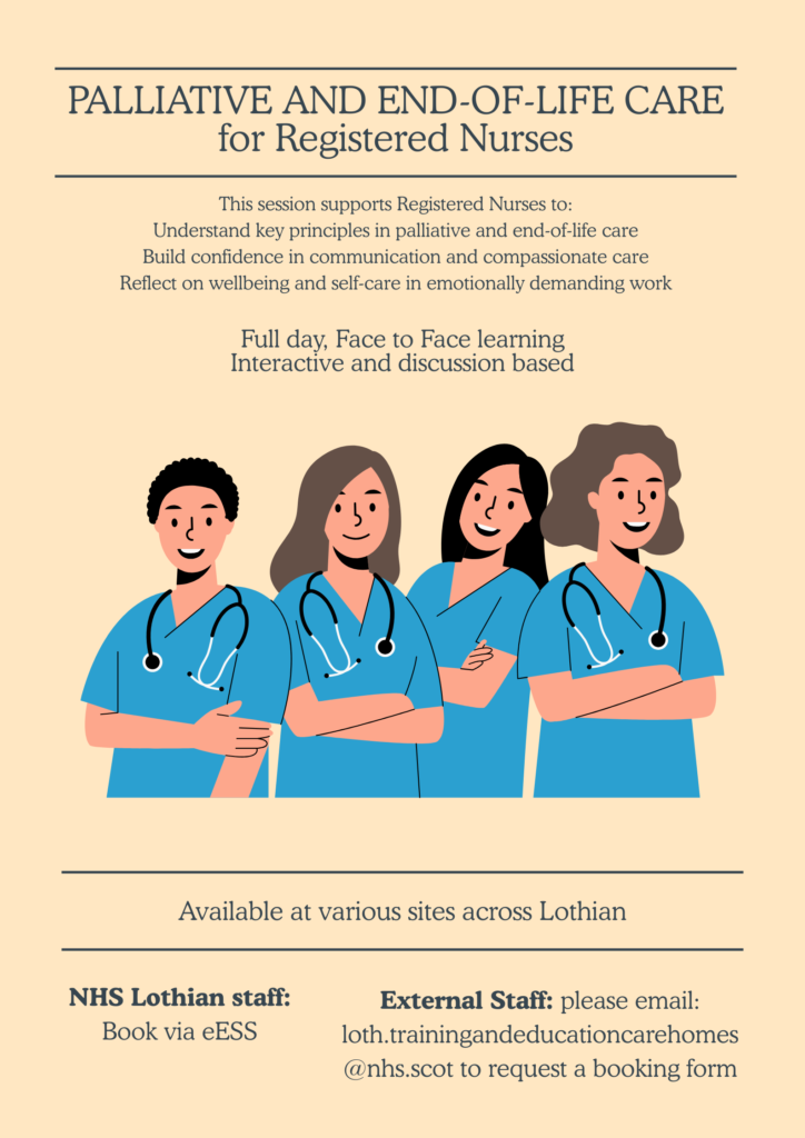Poster for PALLIATIVE AND END OF LIFE CARE for Registered Nurses (2) (1)