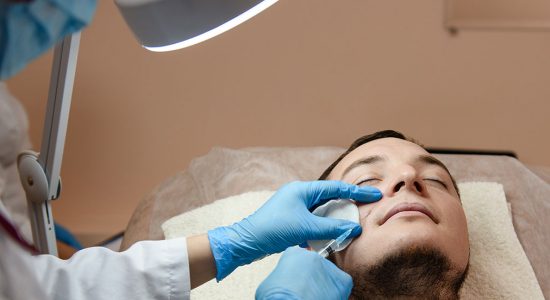 Coming for a skin biopsy