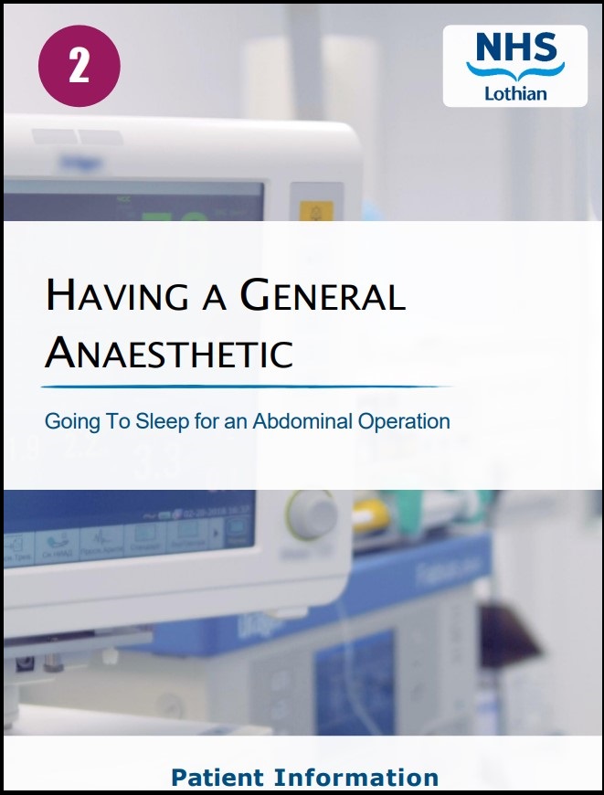 Having a general Anaesthetic