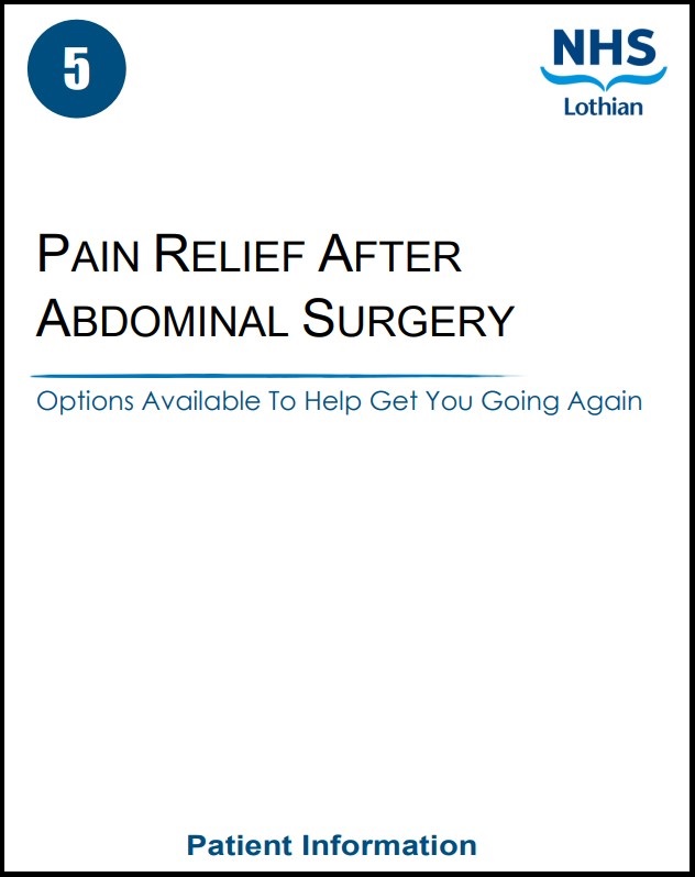 Pain Releif after abdominal surgery