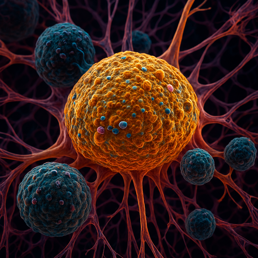 Detalied image of cancer cell