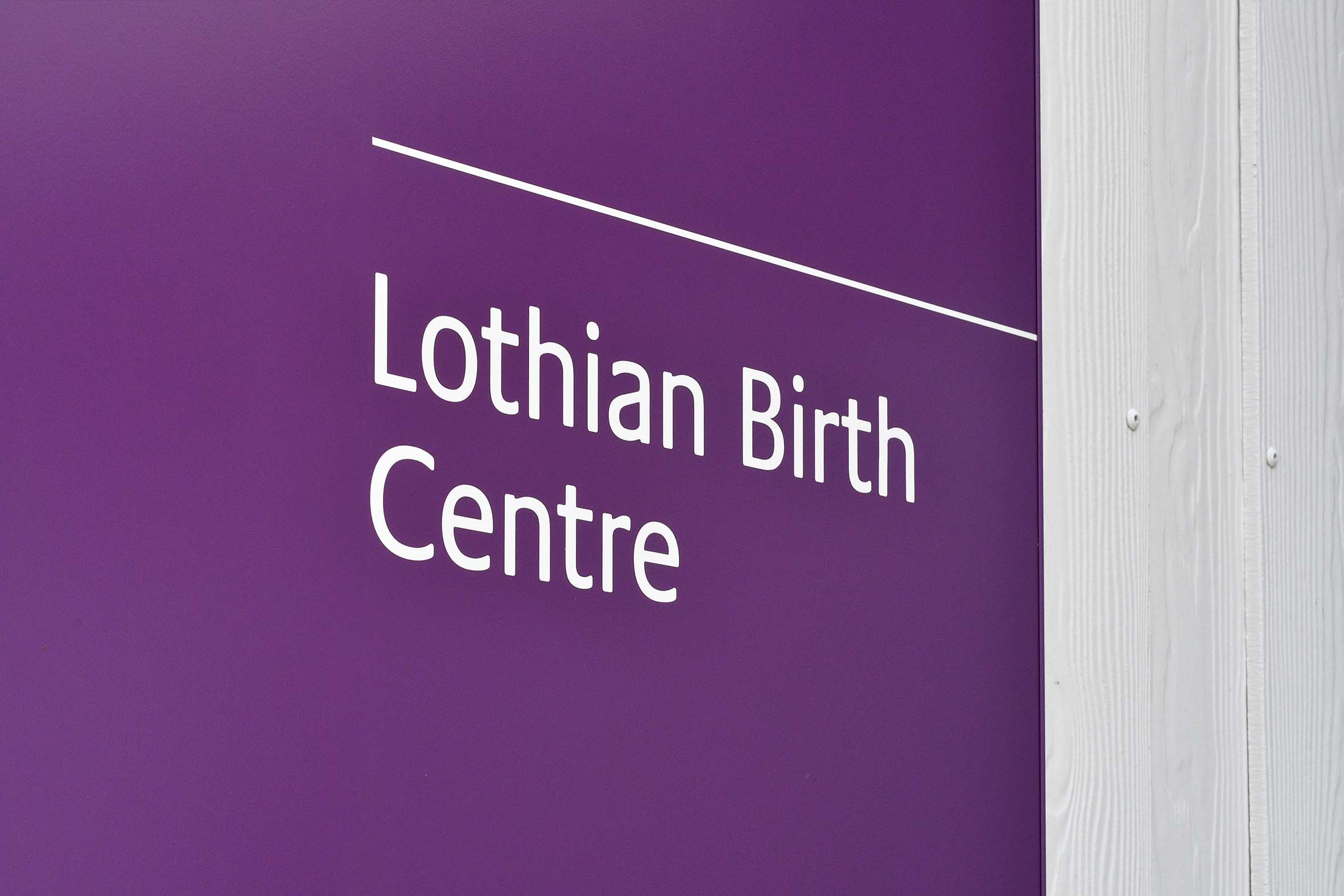 Lothian Birth Centre Signage 03