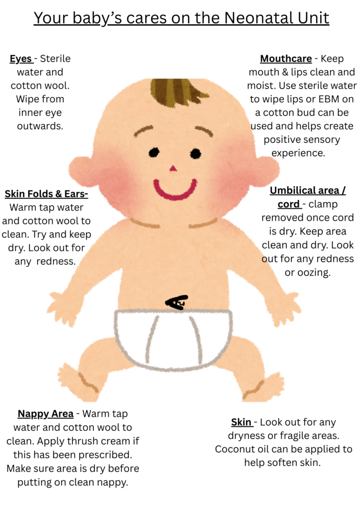 Your baby’s cares on the neonatal unit