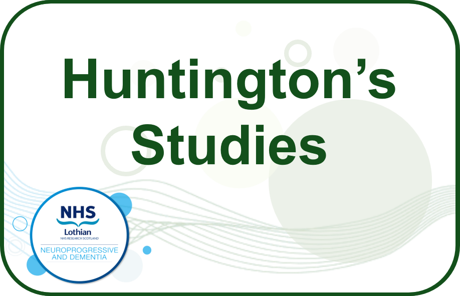 Icon with text saying "Huntington's Disease Studies"