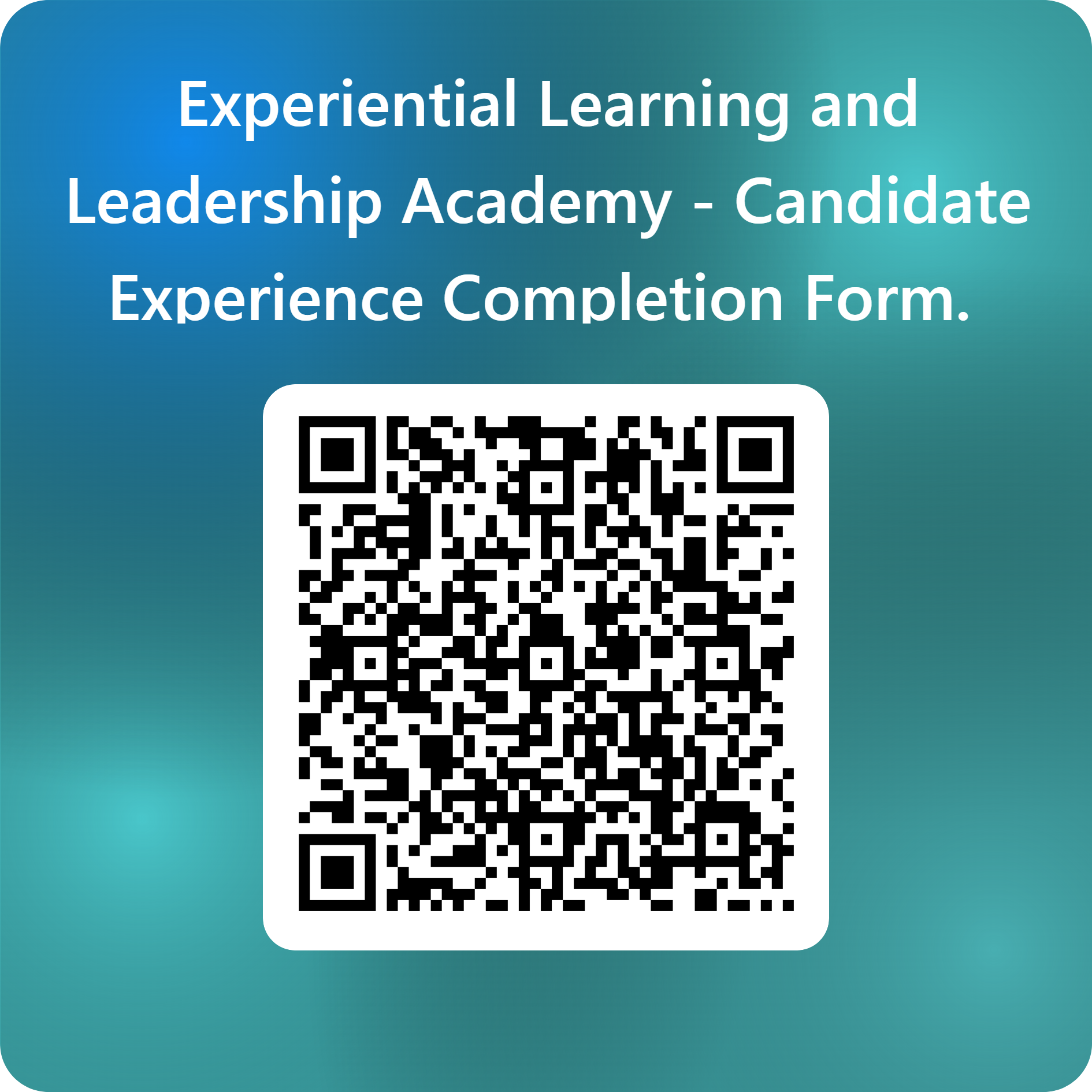Candidate Experience QR Code