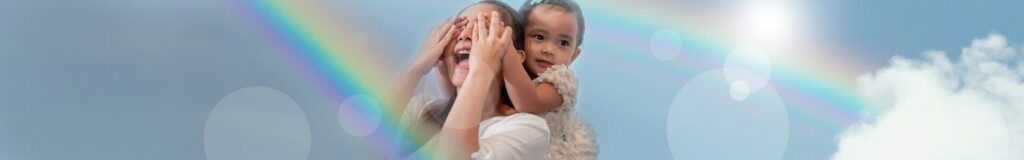 Woman and Child playing