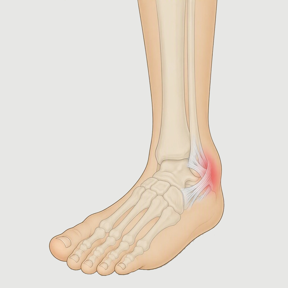 Lateral ankle sprain Square