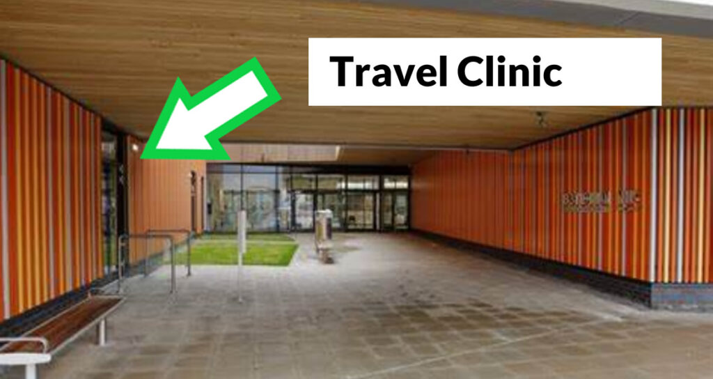 ELCH Travel Clinic Entrance